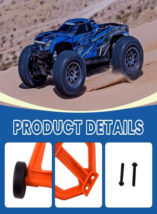 Ciuouient 10776-RED Wheelie Bar Assembled (Red) Compatible with Mini Maxx TRA1 (Red) - Image 4